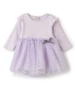 petit main / プティマイン ロンパース | チュールドッキングOPロンパース