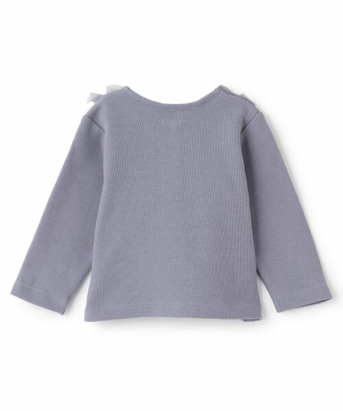 petit main / プティマイン ベビー・キッズウエア | 【リンク】チュールフリルカットカーディガン | 詳細5