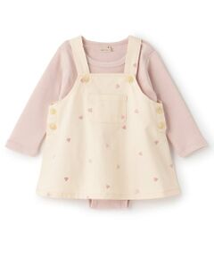 petit main / プティマイン ベビー・キッズウエア | 【リンク】刺しゅうサロペSKセットアップ