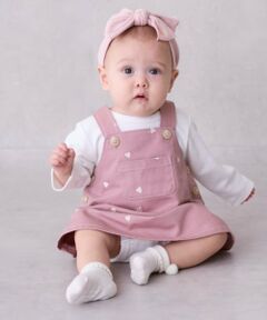 petit main / プティマイン ベビー・キッズウエア | 【リンク】刺しゅうサロペSKセットアップ