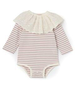 petit main / プティマイン ロンパース | レーススタイつきロンパース