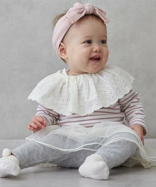 petit main / プティマイン ロンパース | レーススタイつきロンパース | 詳細1