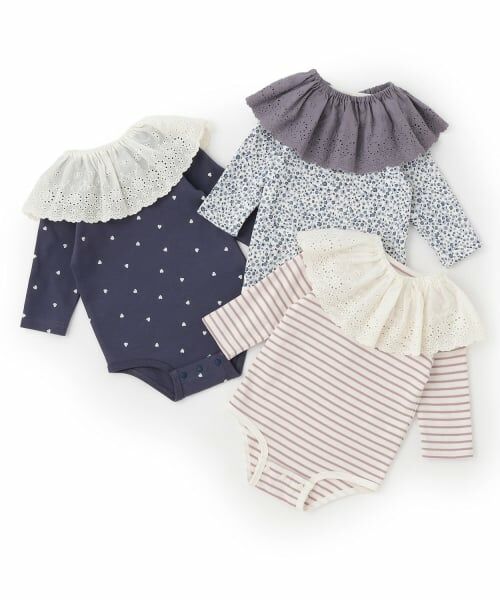 petit main / プティマイン ロンパース | レーススタイつきロンパース | 詳細14