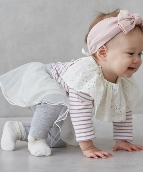 petit main / プティマイン ベビー・キッズウエア | スカートつきレギンス | 詳細1