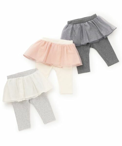 petit main / プティマイン ベビー・キッズウエア | スカートつきレギンス | 詳細9