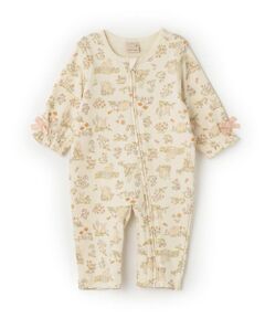 petit main / プティマイン ロンパース | アソートファスナーつきカバーオール