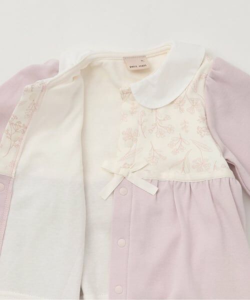 petit main / プティマイン ロンパース | 肌着つき切り替え2WAYオール | 詳細8