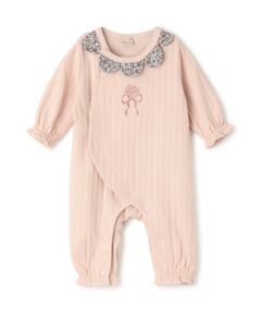 スカラップ衿カバーオール