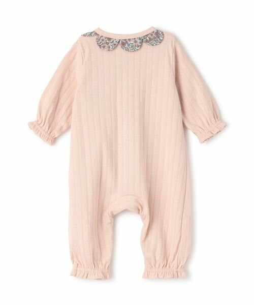 petit main / プティマイン ロンパース | スカラップ衿カバーオール | 詳細1