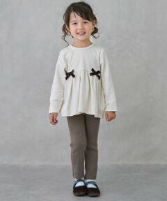 petit main / プティマイン その他パンツ | 【リンク/フワもちっと】ニットハナレギンス