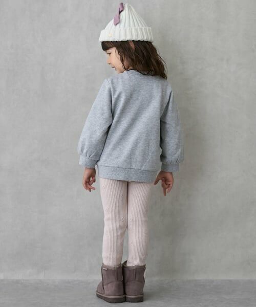 petit main / プティマイン その他パンツ | 【リンク/フワもちっと】ニットハナレギンス | 詳細1