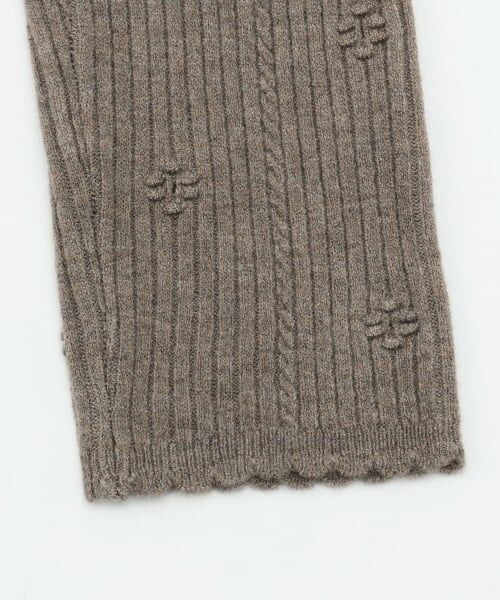 petit main / プティマイン その他パンツ | 【リンク/フワもちっと】ニットハナレギンス | 詳細7