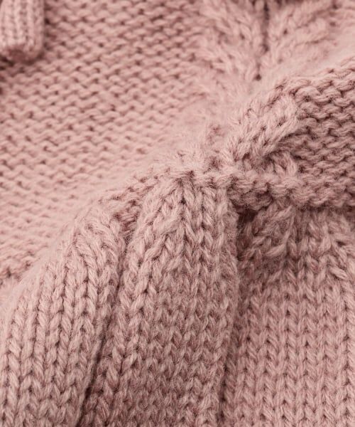 petit main / プティマイン ミニ・ひざ丈スカート | ニットプリーツスカート | 詳細11