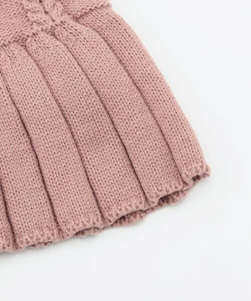petit main / プティマイン ミニ・ひざ丈スカート | ニットプリーツスカート | 詳細9