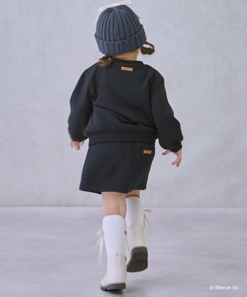 petit main / プティマイン ミニ・ひざ丈スカート | 【miffy】お花刺しゅうスカパン | 詳細1