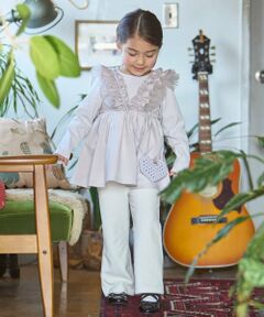 petit main / プティマイン その他パンツ | カットコールフレアパンツ