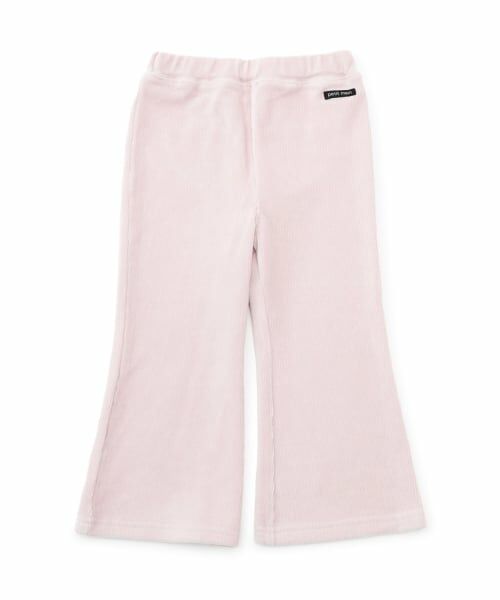 petit main / プティマイン その他パンツ | カットコールフレアパンツ（ライト ピンク）