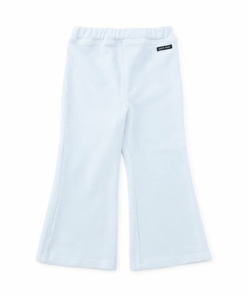 petit main / プティマイン その他パンツ | カットコールフレアパンツ（ブルー）