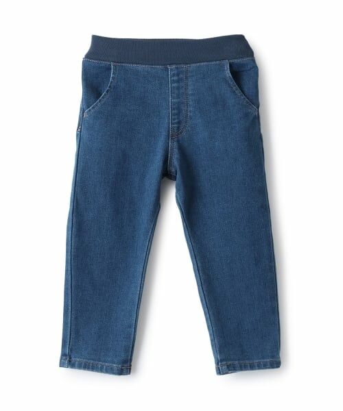petit main / プティマイン その他パンツ | 【裏起毛】デニムバレルパンツ | 詳細5