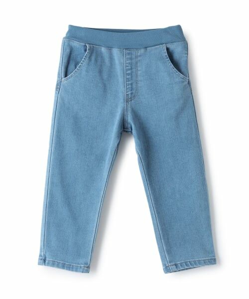 petit main / プティマイン その他パンツ | 【裏起毛】デニムバレルパンツ | 詳細6