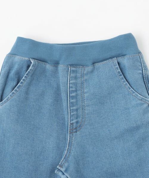 petit main / プティマイン その他パンツ | 【裏起毛】デニムバレルパンツ | 詳細8
