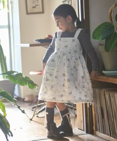 petit main / プティマイン ミニ丈・ひざ丈ワンピース | 【リンク】キルトジャンパースカート