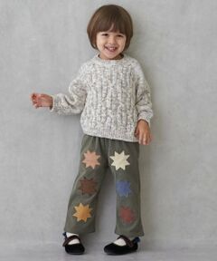 petit main / プティマイン その他パンツ | モチーフアップリケパンツ