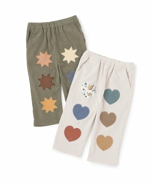 petit main / プティマイン その他パンツ | モチーフアップリケパンツ | 詳細13