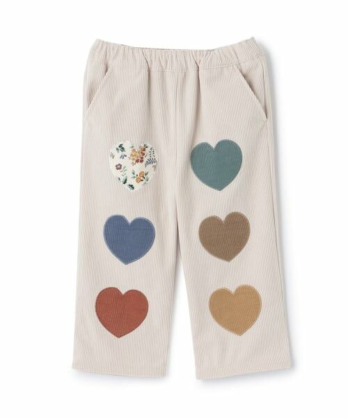 petit main / プティマイン その他パンツ | モチーフアップリケパンツ | 詳細4