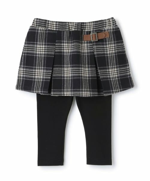 petit main / プティマイン ミニ・ひざ丈スカート | 【リンク】チェックレギつきスカート | 詳細3