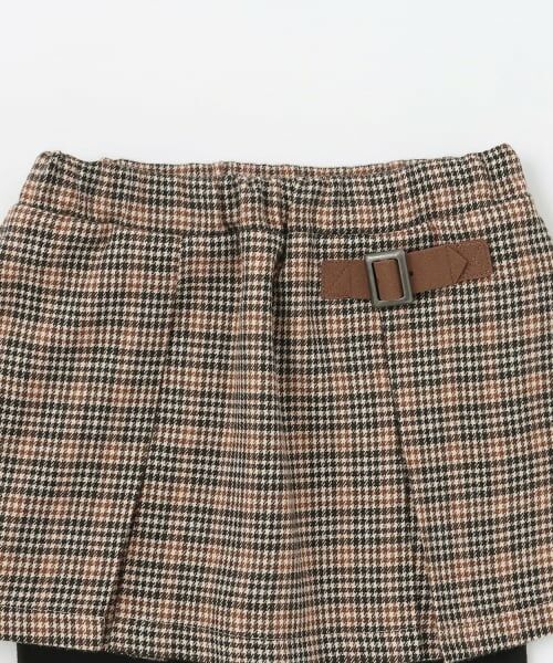 petit main / プティマイン ミニ・ひざ丈スカート | 【リンク】チェックレギつきスカート | 詳細5