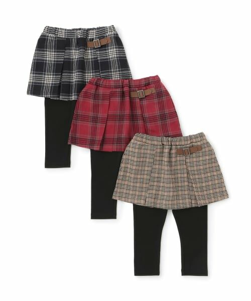 petit main / プティマイン ミニ・ひざ丈スカート | 【リンク】チェックレギつきスカート | 詳細9