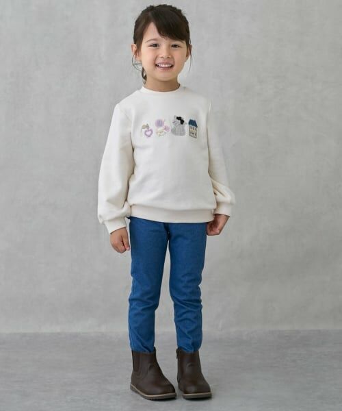 petit main / プティマイン その他パンツ | 【裏起毛】バックフリルレギンス | 詳細1