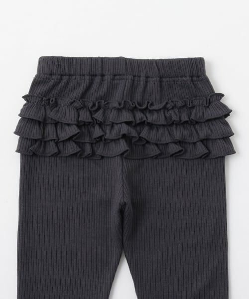 petit main / プティマイン その他パンツ | 【裏起毛】バックフリルレギンス | 詳細11
