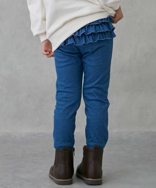 petit main / プティマイン その他パンツ | 【裏起毛】バックフリルレギンス | 詳細2