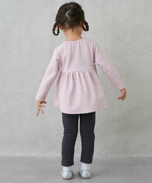 petit main / プティマイン その他パンツ | 【裏起毛】バックフリルレギンス | 詳細3