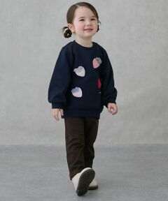 petit main / プティマイン その他パンツ | 【裏起毛/スマイル】ゆったりパンツ