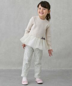 petit main / プティマイン その他パンツ | 【裏起毛/スマイル】ゆったりパンツ