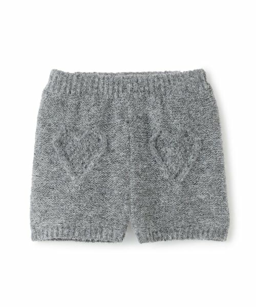 petit main / プティマイン ショート・ハーフ・半端丈パンツ | 【リンク】ハートケーブルニットショートパンツ(セットアップ可能) | 詳細5