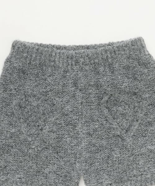 petit main / プティマイン ショート・ハーフ・半端丈パンツ | 【リンク】ハートケーブルニットショートパンツ(セットアップ可能) | 詳細7