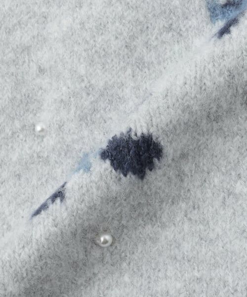 petit main / プティマイン ミニ・ひざ丈スカート | 【フワもちっと/リンク】お花パールニットスカート＜セットアップ対応＞ | 詳細7