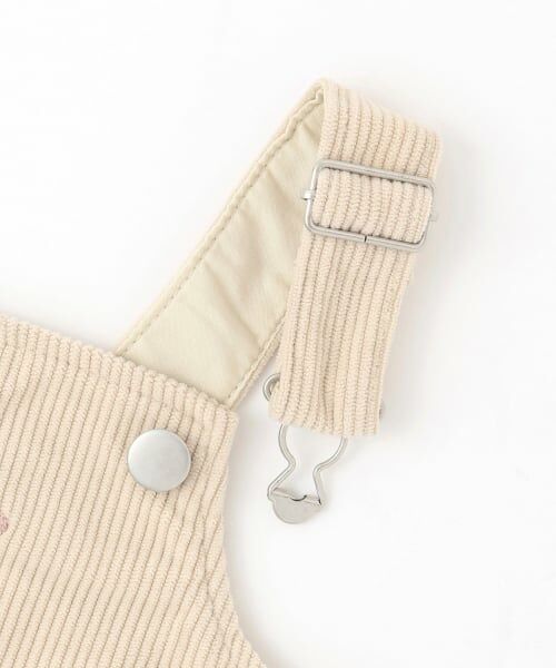 petit main / プティマイン ミニ丈・ひざ丈ワンピース | ハート刺しゅうコーデュロイジャンスカ | 詳細6