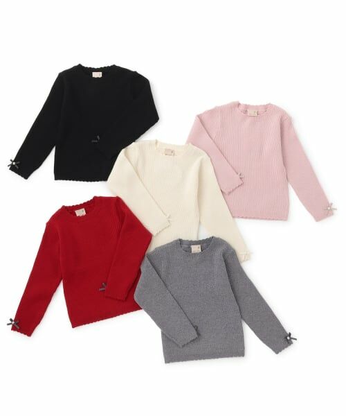 petit main / プティマイン ニット・セーター | 【リンク/フワもちっと】リブニット(キッズサイズ) | 詳細13