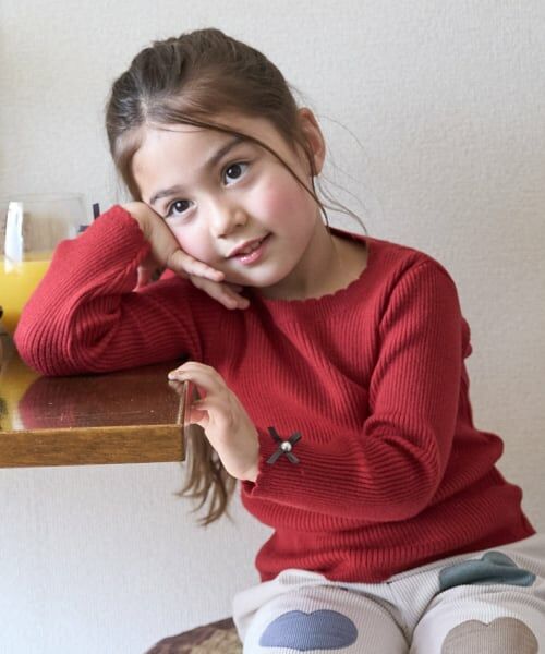 petit main / プティマイン ニット・セーター | 【リンク/フワもちっと】リブニット(キッズサイズ) | 詳細5