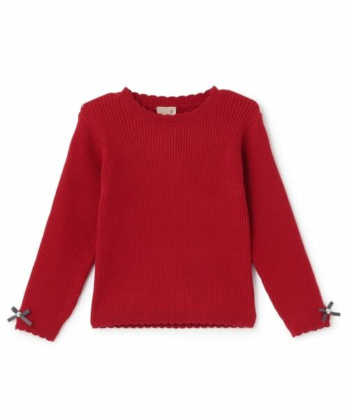 petit main / プティマイン ニット・セーター | 【リンク/フワもちっと】リブニット(キッズサイズ) | 詳細7