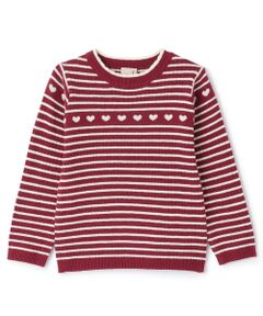 petit main / プティマイン ニット・セーター | 【フワもちっと】ハートリブニット