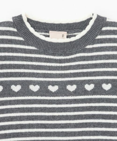petit main / プティマイン ニット・セーター | 【フワもちっと】ハートリブニット | 詳細4
