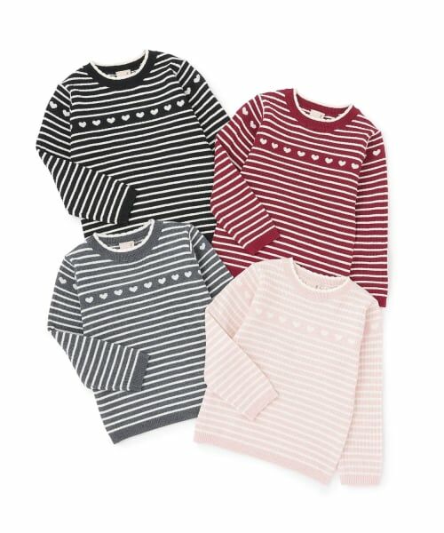 petit main / プティマイン ニット・セーター | 【フワもちっと】ハートリブニット | 詳細7