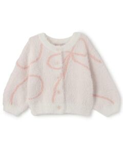 petit main / プティマイン カーディガン・ボレロ | 【リンク】シャギーニット柄カーディガン