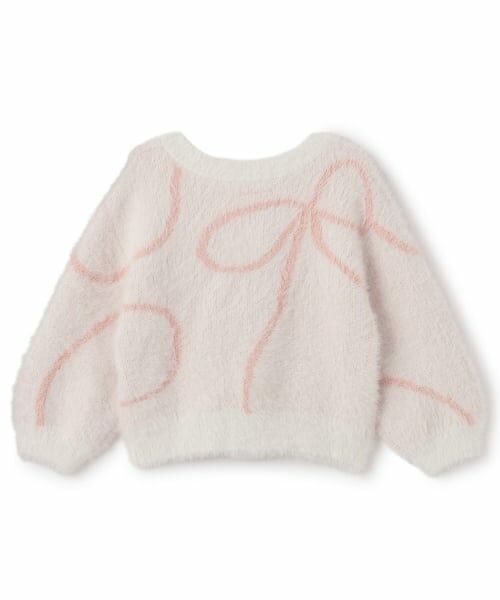 petit main / プティマイン カーディガン・ボレロ | 【リンク】シャギーニット柄カーディガン | 詳細5